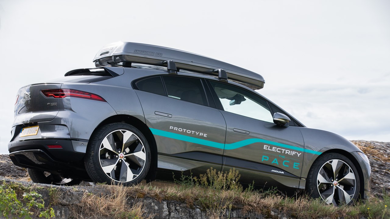 Jaguar I-PACE, with Skiguard 830 Touring